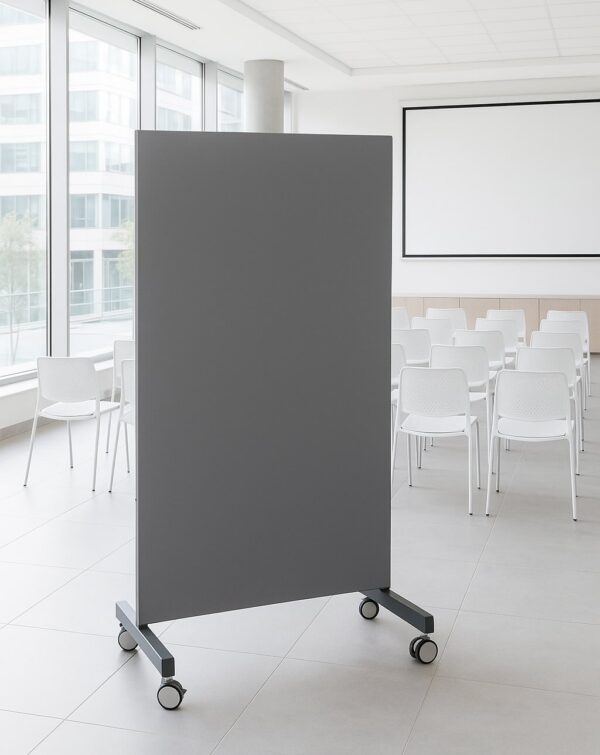 Ecran de separation ou tableau d'affichage déplaçable