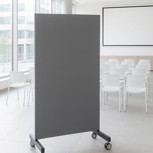 Ecran de separation ou tableau d'affichage déplaçable